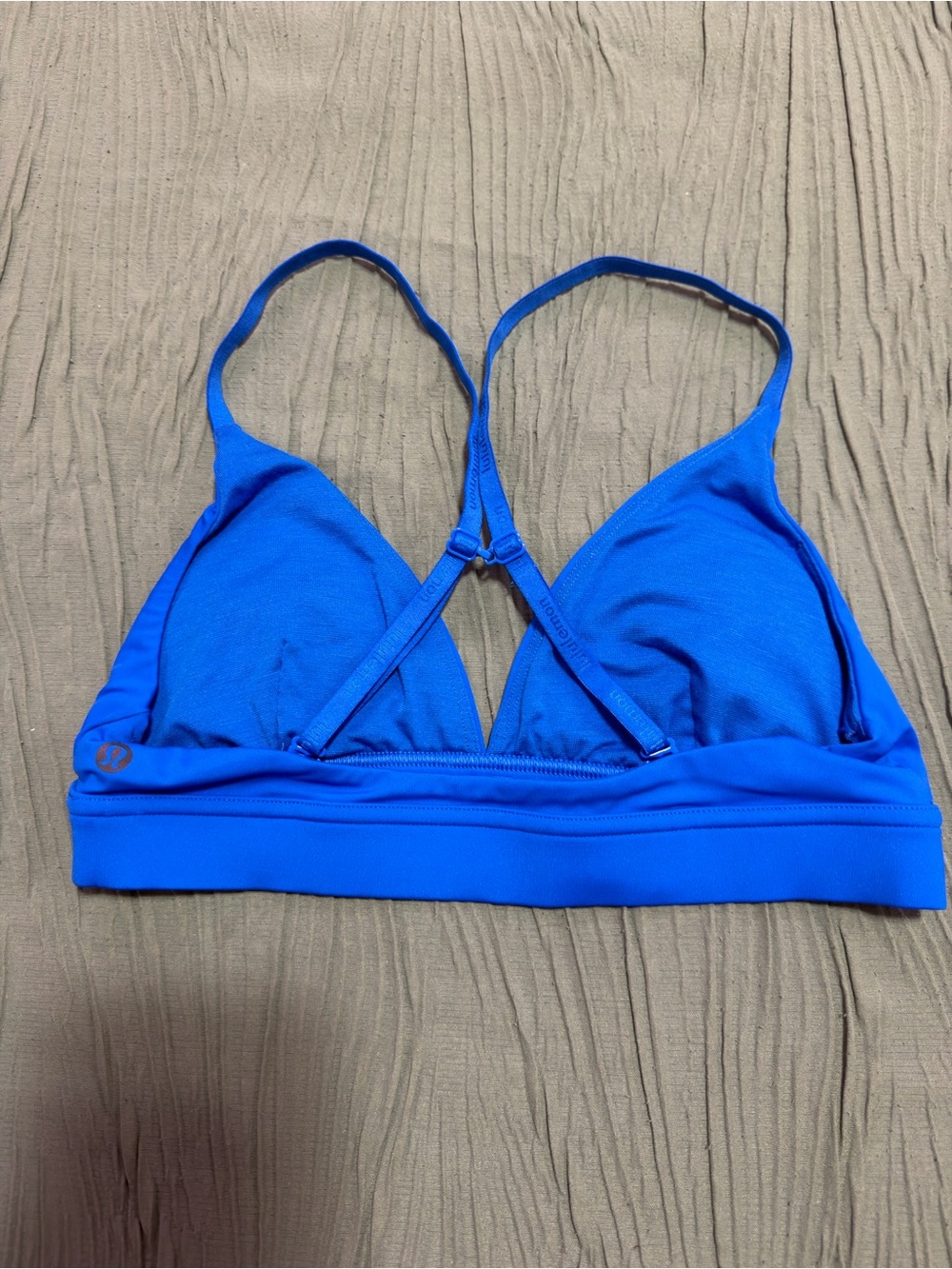 lululemon athletica Bright Blue Triangle Bralette - Picture 3 of 4